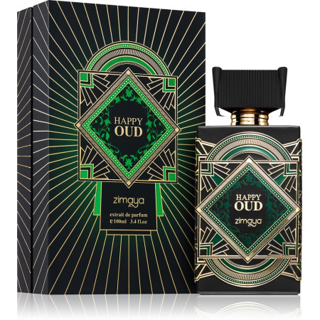 Парфумована вода унісекс Happy Oud 100ml Zimaya Afnan Perfumes (100% ORIGINAL)