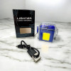 Багатофункціональна USB-запальничка з ліхтариком Lighter Classic Fashionable Колір: синій