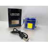 Багатофункціональна USB-запальничка з ліхтариком Lighter Classic Fashionable Колір: синій