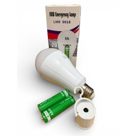 Аварійна LED лампа E27 20W з акумулятором New Emergency Lamp LMR 0018