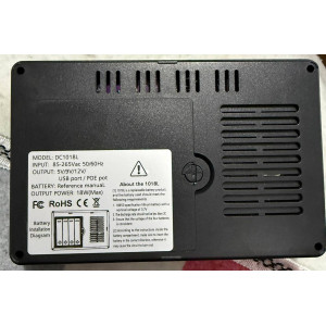 Резервный источник бесперебойного питания (ИБП) DC 1018L UPS Type-C — мини ИБП для роутера, камер и сетевого оборудования. Photo 2