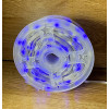 Світлодіодна гірлянда нитка-роса 60 м, 500 LED, 220V, 1 режим, IP65, прозорий силіконовий провід, колір свічення синій