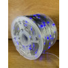 Світлодіодна гірлянда нитка-роса 100 м, 1000 LED, 220V, 1 режим, IP65, прозорий силіконовий провід, колір свічення синій