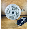 Світлодіодна гірлянда нитка-роса 100 м, 1000 LED, 220V, 1 режим, IP65, прозорий силіконовий провід, колір свічення RGB