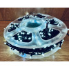 Світлодіодна гірлянда нитка 50 м, 500 LED, 220V, 1 режим, IP65, чорний каучуковий провід, колір свічення Холодний білий