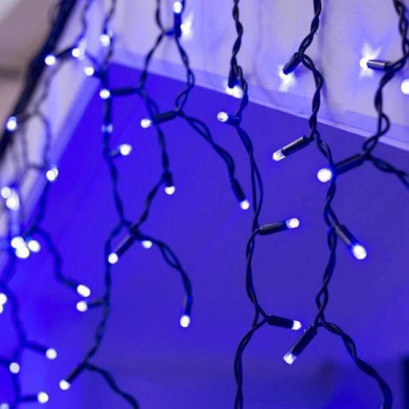 Вулична світлодіодна гірлянда "Icicle" Бахрома, 5 метрів 120 діодів, світло синій