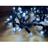 Вулична світлодіодна гірлянда «Бахрома» Icicle 10 м, 200 LED, біле світло, чорний провід