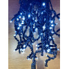 Вулична світлодіодна гірлянда «Бахрома» Icicle 10 м, 200 LED, біле світло, чорний провід