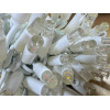 Вулична світлодіодна гірлянда «Бахрома» Icicle 10 м, 200 LED, білий світло, білий провід