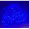 Гірлянда-штора світлодіодний дріт "Крапля роси" від мережі, 600 LED, 8х1.5 м, світло синій