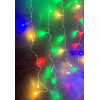 Світлодіодна гірлянда штора від мережі 3х2 м, 240 LED, світло rgb