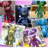 Флюїдне ведмежа Fluid Bear Bearbrick з фарбами 33 см