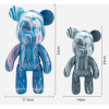 Флюїдне ведмежа Fluid Bear Bearbrick з фарбами 33 см