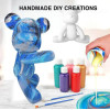 Флюїдне ведмежа Fluid Bear Bearbrick з фарбами 33 см