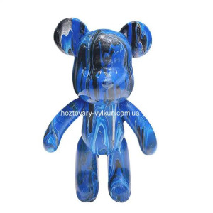 Флюїдне ведмежа Fluid Bear Bearbrick з фарбами 33 см. Photo 3