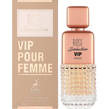Женская парфюмированная вода Rose Seduction Vip Pour Femme 100 мл (Maison Alhambra, Lattafa, ОАЭ)