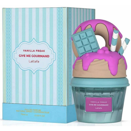 Парфумерна вода унісекс Lattafa Give Me Gourmand Vanilla Freak 75 ml (100% Original)