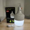Лампа акумуляторна кемпінгова LED 30W із USB | 6–8 годин роботи