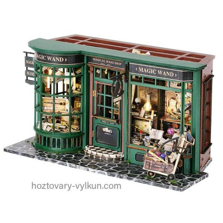3D Румбокс “Гарри Поттер” Магазин магии DIY Dollhouse + Пылезащитный купол