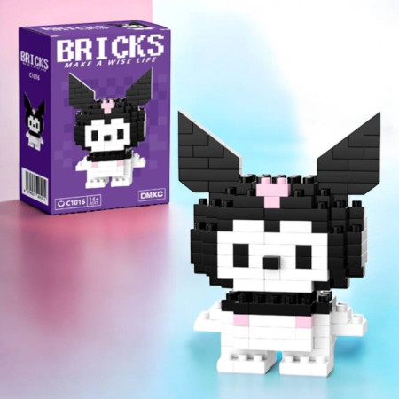 Конструктор BRICKS 3Д “Мульт герои” Kuromi Куроми 6 см