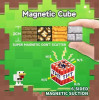 Магнітний блочний конструктор у стилі Minecraft (Майнкрафт) "Цвітіння сакури" 128 деталей для дітей від 3 років