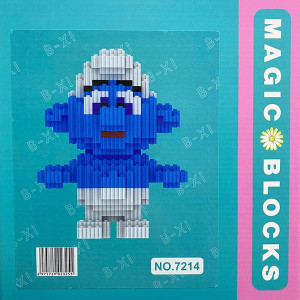 Конструктор Magic Blocks "Мульт герои" Смурфик 16 см. Photo 2