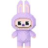 Конструктор Magic Blocks “LABUBU Лабубу” 33 см Колір: Бузковий