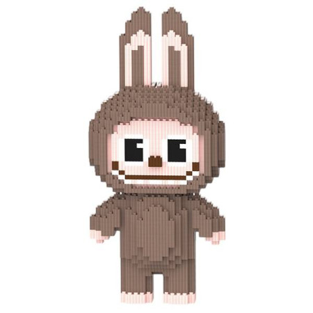 Конструктор Magic Blocks “LABUBU Лабубу” 33 см Колір: коричневий