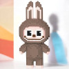 Конструктор Magic Blocks “LABUBU Лабубу” 33 см Колір: коричневий