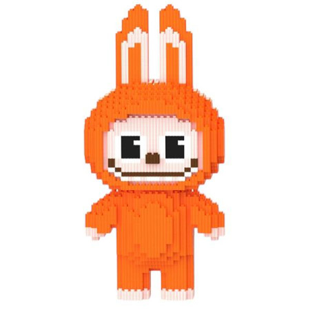 Конструктор Magic Blocks “LABUBU Лабубу” 33 см Колір: оранжевий