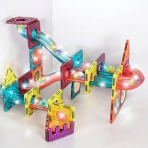 Конструктор магнитный Magnetic DIY СН1171 65 элементов с шариками Разноцветный. Photo 2