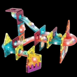 Конструктор магнитный Magnetic DIY СН1171 65 элементов с шариками Разноцветный. Photo 3