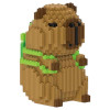 3D Конструктор Magic Blocks Капибара с рюкзаком, 12 см