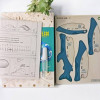 DIY 3D-конструктор «Дельфин» из прессованного картона 5×4×10 см