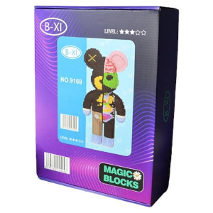 Конструктор Magic Blocks у вигляді ведмедика Bearbrick "Dissected Companion" 50 см. Photo 2