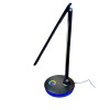Настольная светодиодная лампа LEMANSO LMN43009 с RGB-подсветкой – 12W, черная