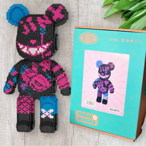 Конструктор “Jinx” Magic Blocks в виде мишки Bearbrick 
