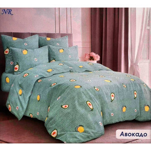 Постільний комплект Авокадо мікс (євро міні)